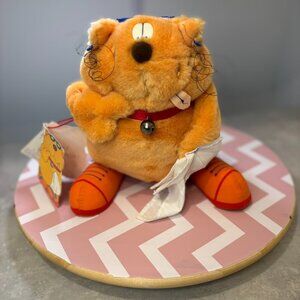 NWT Vintage 1989 Andrew Brownsword "Hot Cat" Plush Toy